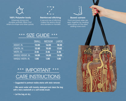Gustav Klimt - Hygieia tote bag