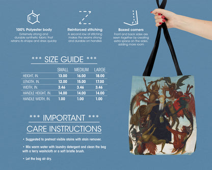 Michelangelo Buonarroti - The Torment of Saint Anthony tote bag