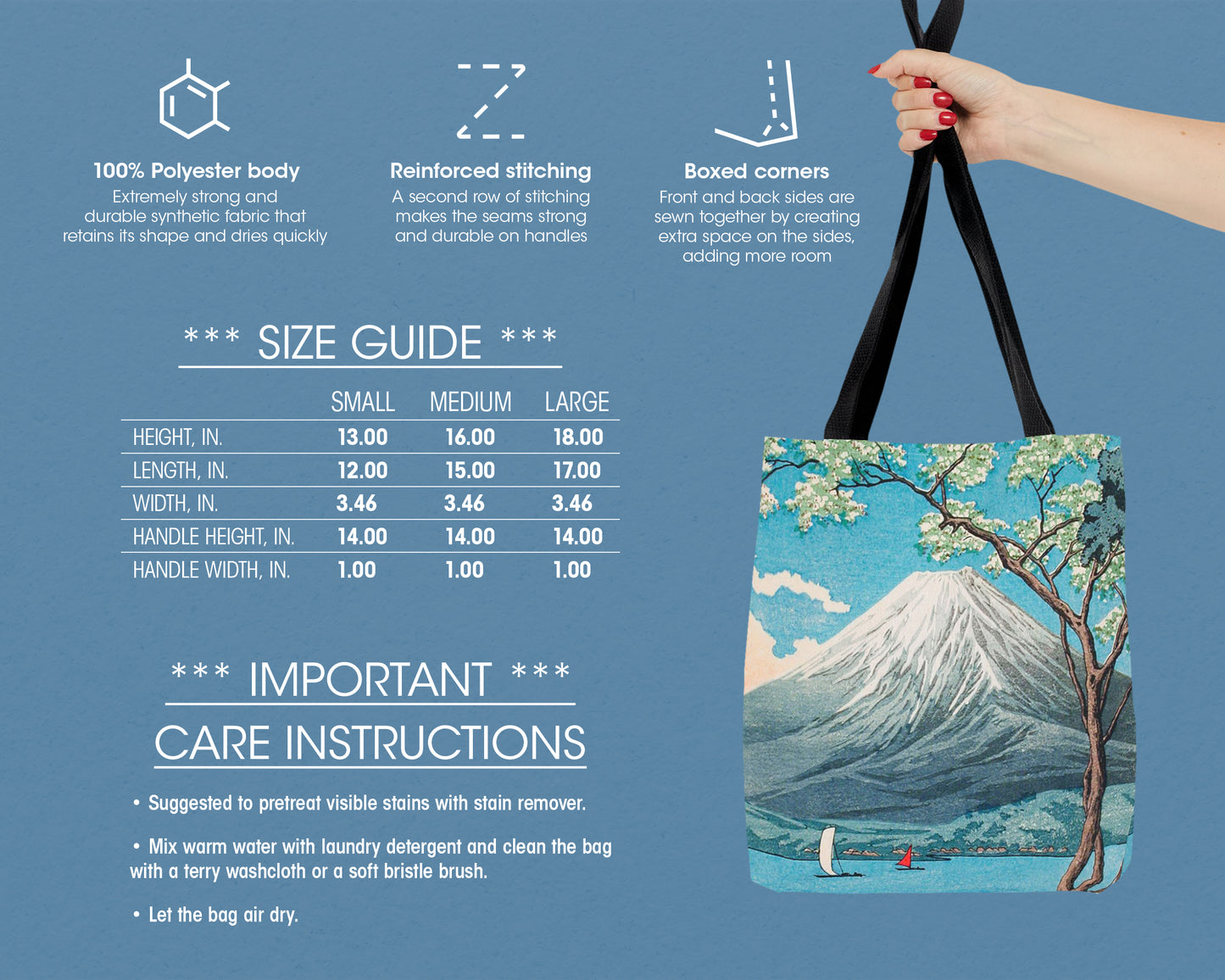Hiroaki Takahashi - Mount Fuji from Lake Yamanaka tote bag