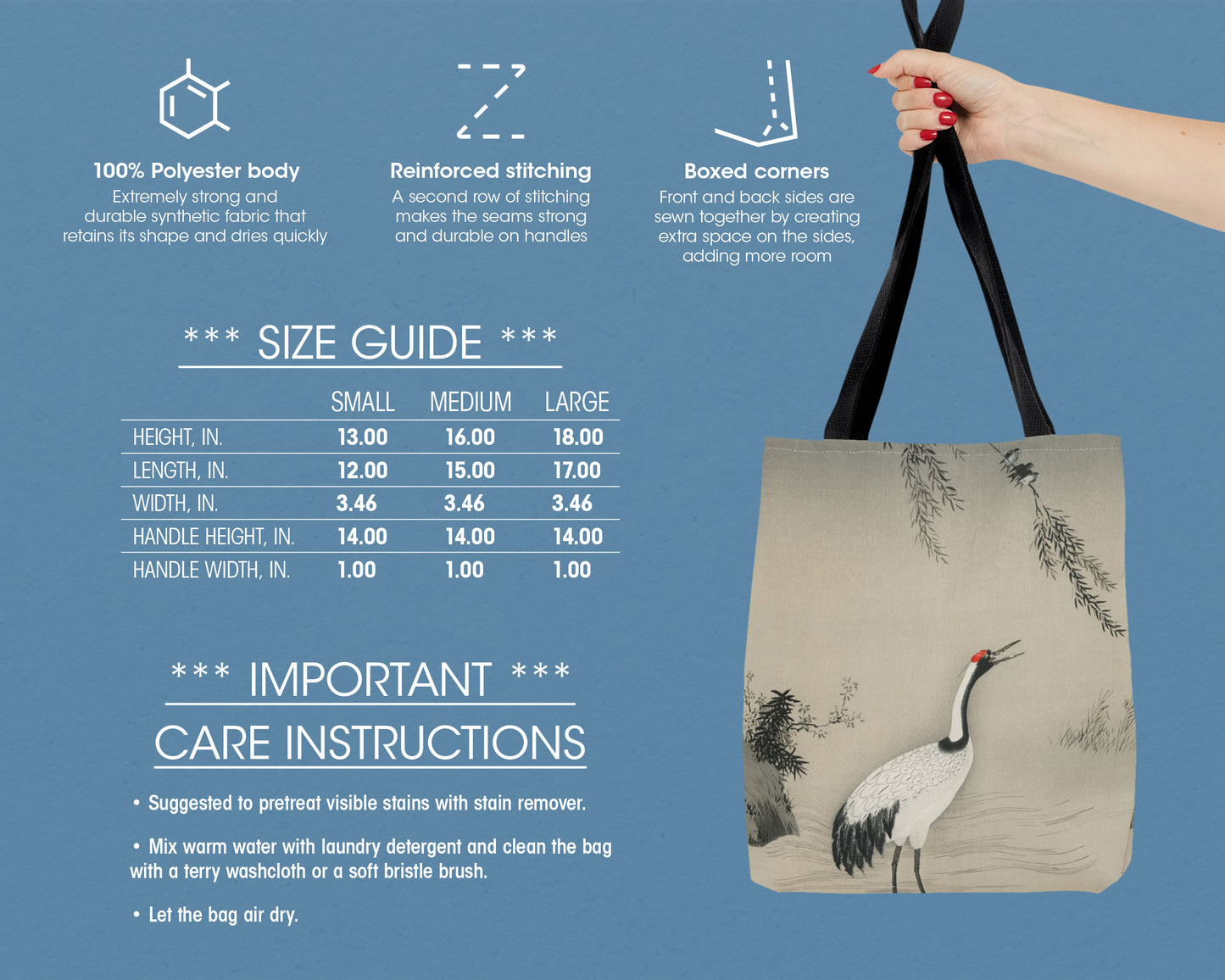Kano Motonobu - A Traditional Portrait of a Beautiful Japanese Crane tote bag
