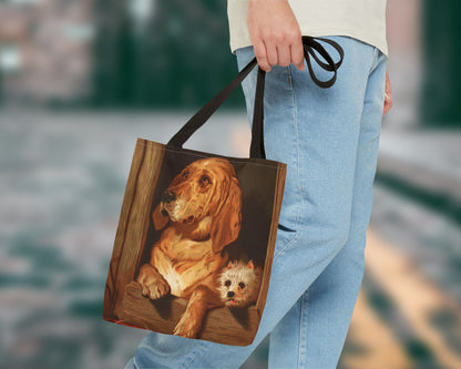 Edwin Landseer - Dignity and Impudence tote bag
