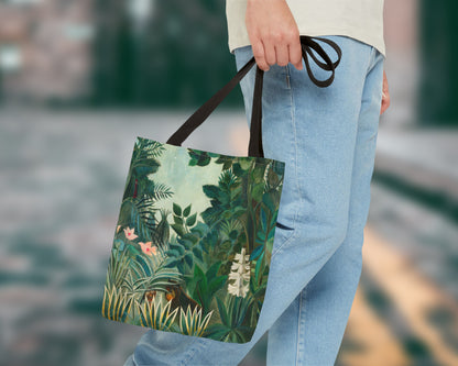Henri Rousseau - The Equatorial Jungle tote bag