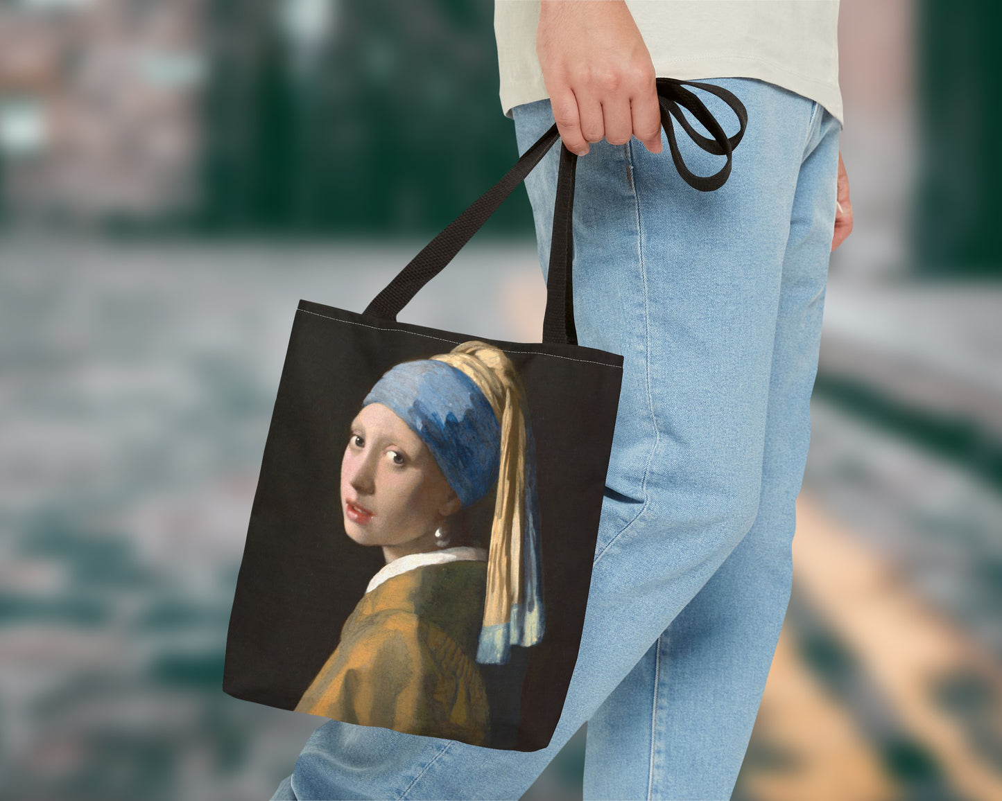 Johannes Vermeer - Girl with a Pearl Earring tote bag