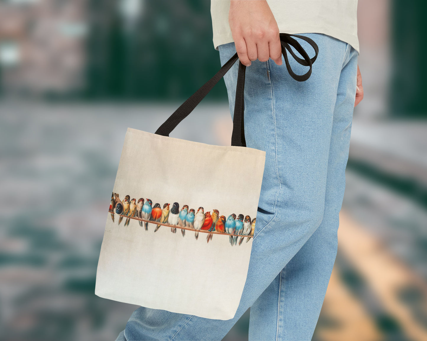 Hector Giacomelli - A Perch of Birds tote bag