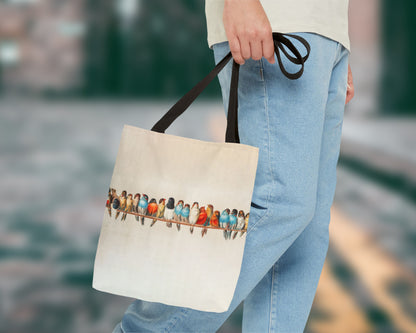 Hector Giacomelli - A Perch of Birds tote bag