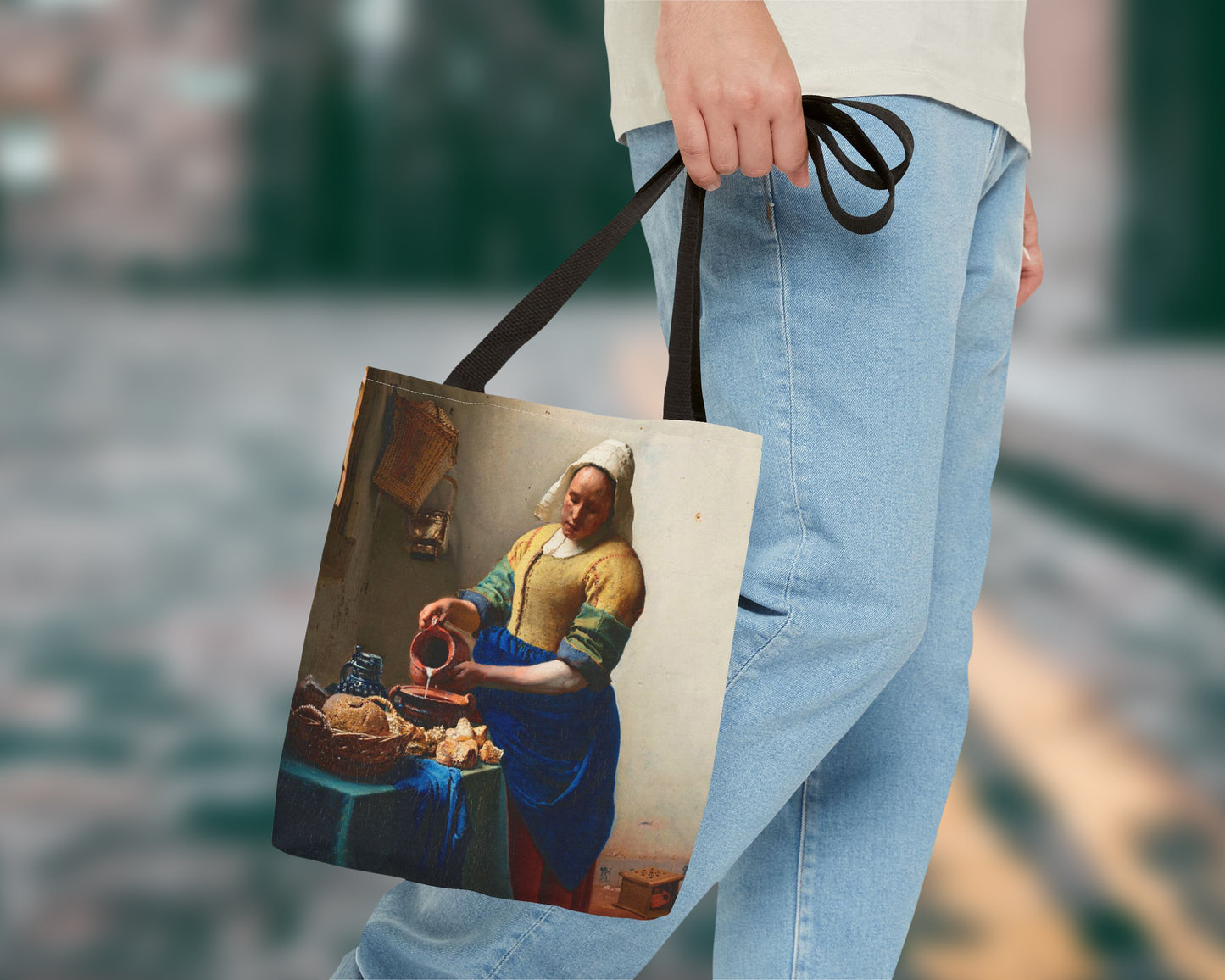 Johannes Vermeer - The Milkmaid tote bag