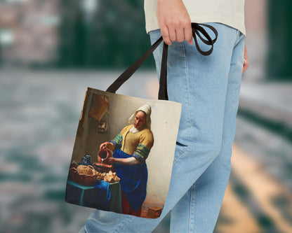 Johannes Vermeer - The Milkmaid tote bag