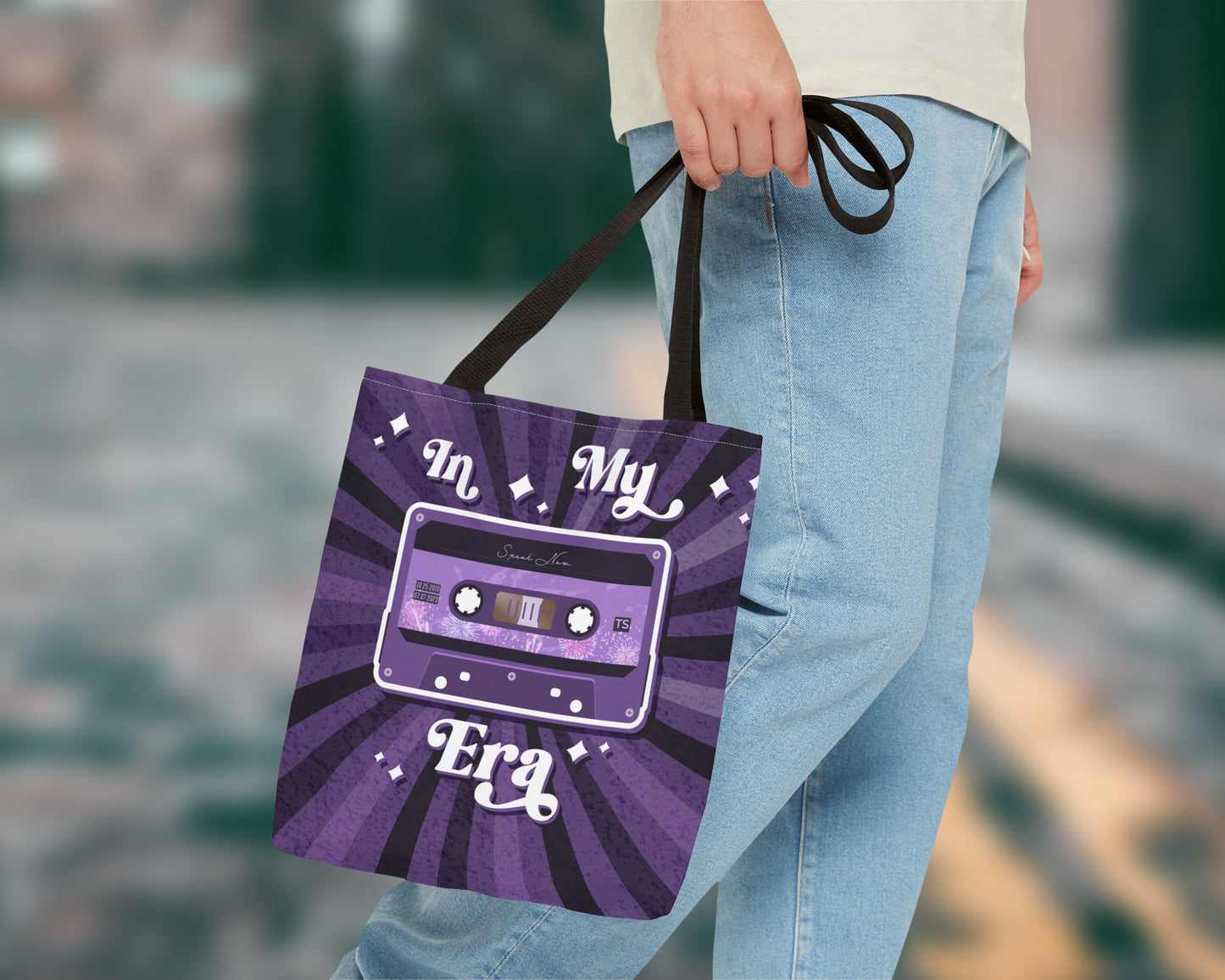 In my Speak Now era vintage cassette tape tote bag