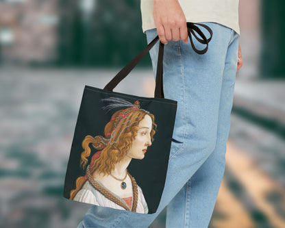 Sandro Botticelli - Portrait of a Young Woman tote bag