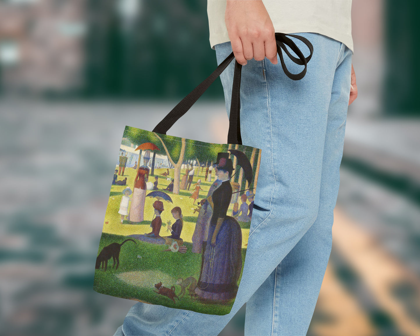 Georges Seurat - A Sunday on La Grande Jatte tote bag
