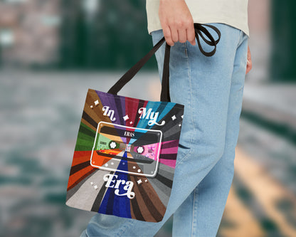 In my Eras era vintage cassette tape tote bag