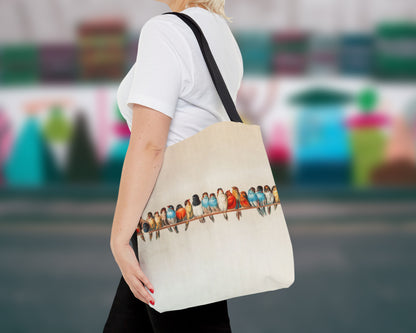 Hector Giacomelli - A Perch of Birds tote bag