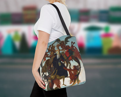Michelangelo Buonarroti - The Torment of Saint Anthony tote bag