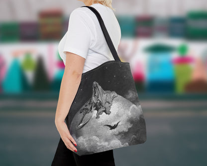 Gustave Dore - The Raven tote bag