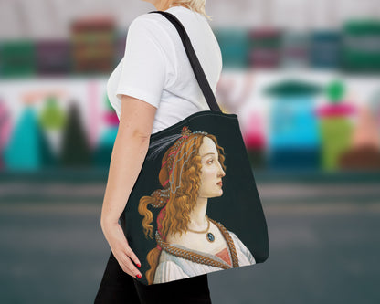 Sandro Botticelli - Portrait of a Young Woman tote bag