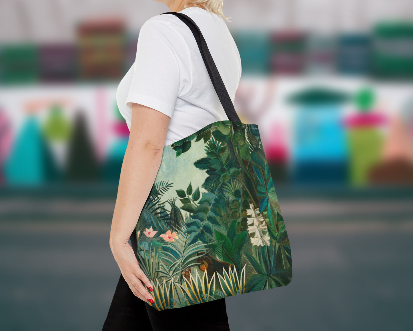 Henri Rousseau - The Equatorial Jungle tote bag