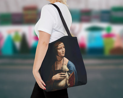 Leonardo Da Vinci - Lady with an Ermine tote bag