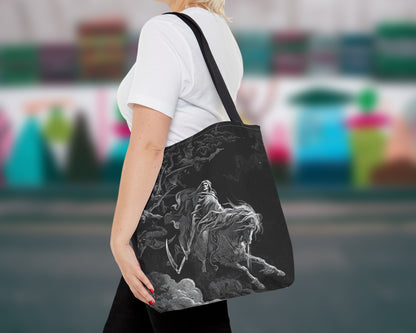 Gustave Dore - The Vision of Death tote bag