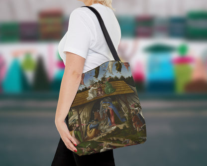 Sandro Botticelli - Mystic Nativity tote bag