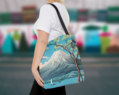 Hiroaki Takahashi - Mount Fuji from Lake Yamanaka tote bag