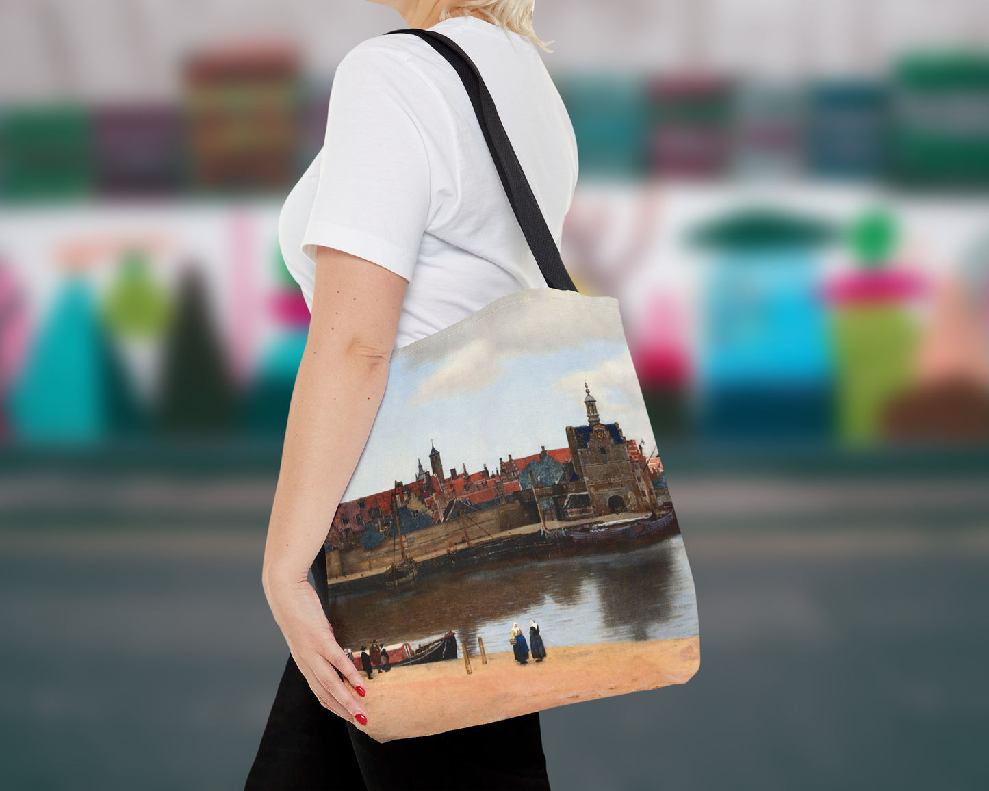 Johannes Vermeer - View of Delft tote bag