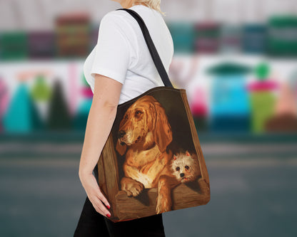 Edwin Landseer - Dignity and Impudence tote bag