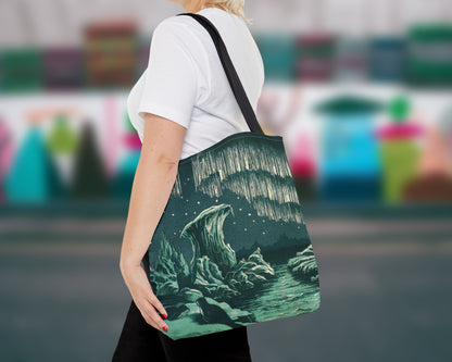 William MacKenzie - Aurora Borealis in High Latitudes tote bag