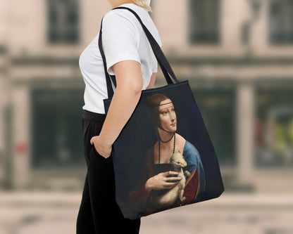 Leonardo Da Vinci - Lady with an Ermine tote bag