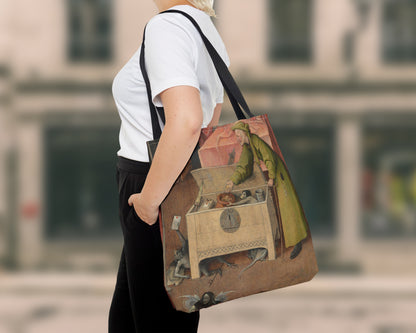 Hieronymus Bosch - Death and the Miser tote bag