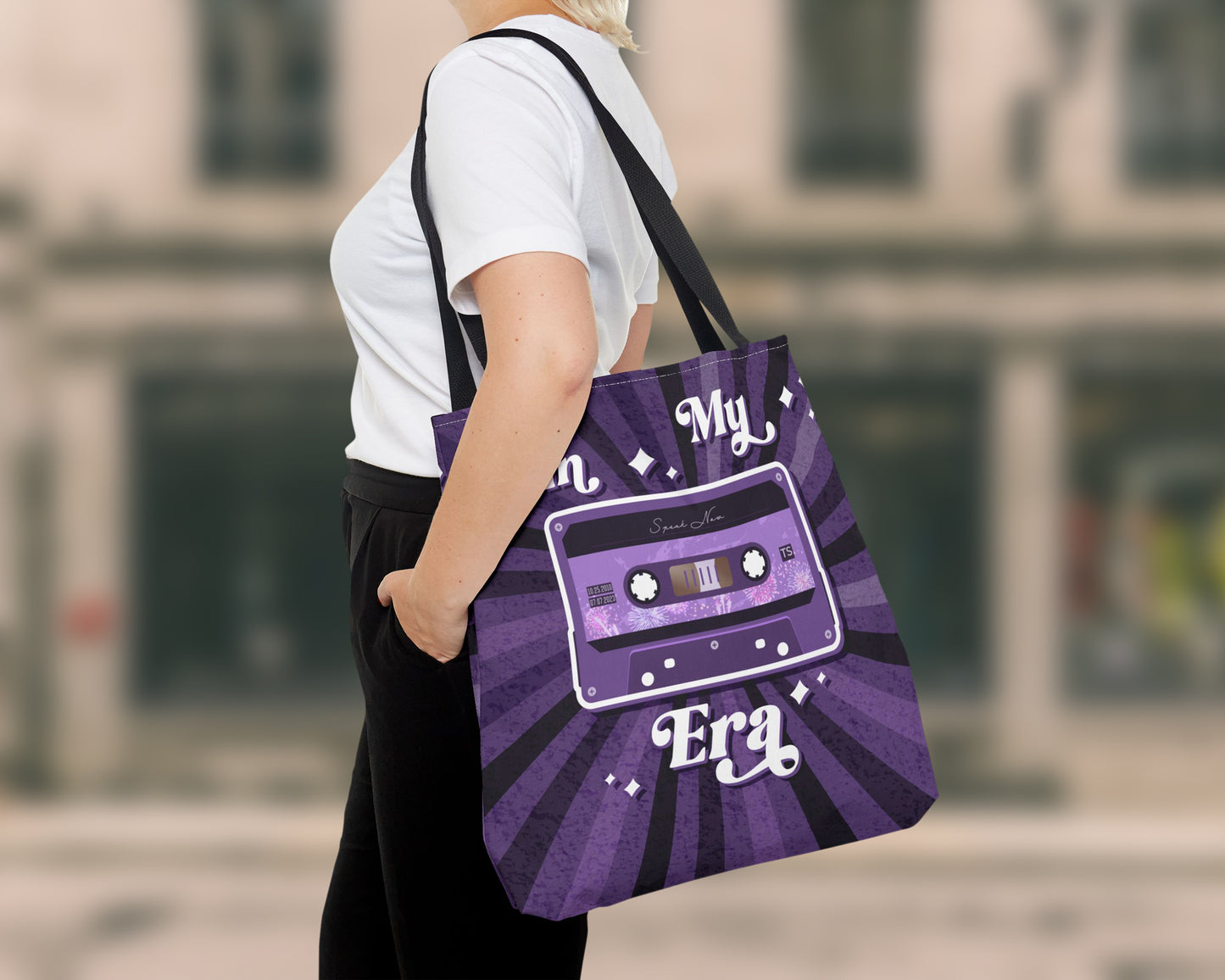 In my Speak Now era vintage cassette tape tote bag