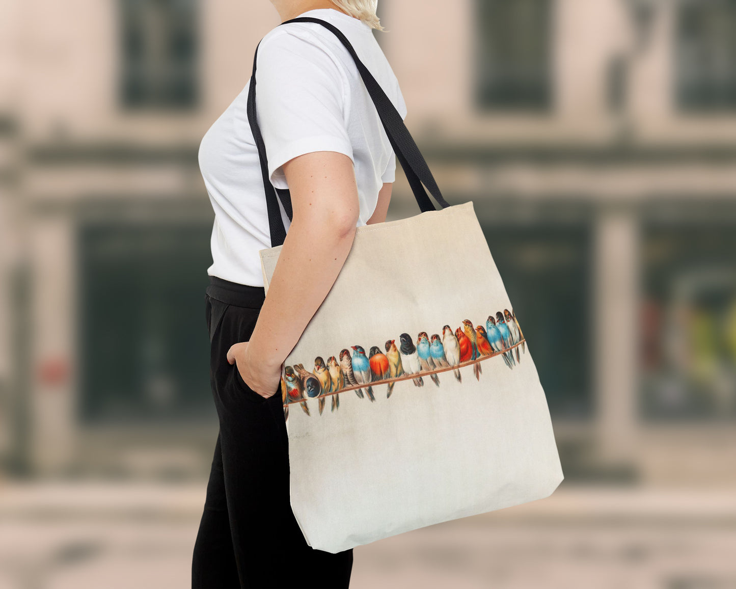 Hector Giacomelli - A Perch of Birds tote bag