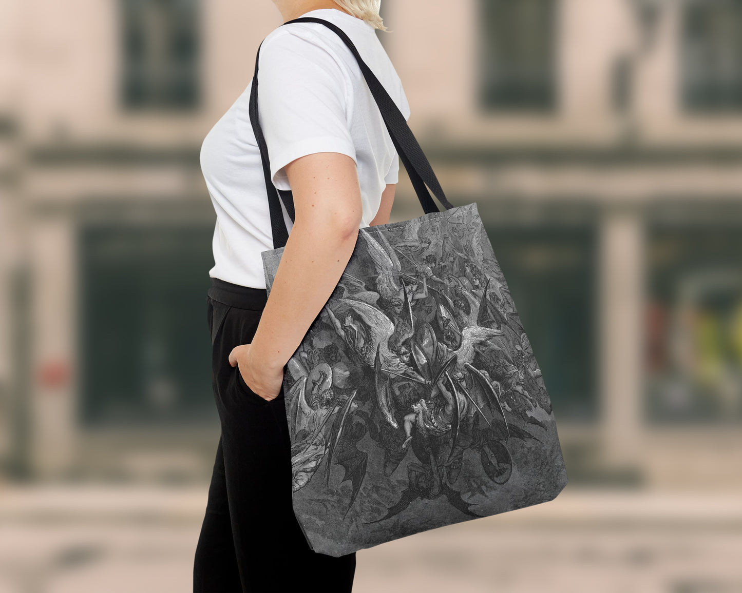 Gustave Dore - Paradise Lost tote bag