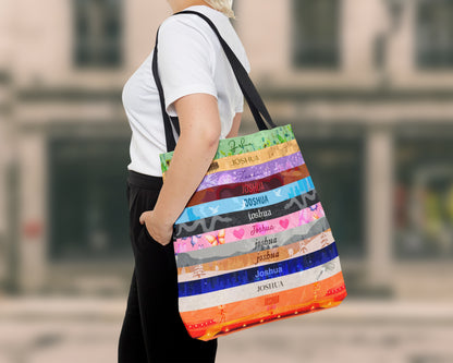 Personalized name Eras tote bag