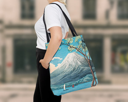 Hiroaki Takahashi - Mount Fuji from Lake Yamanaka tote bag