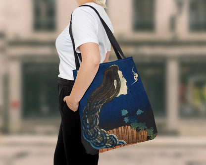 Katsushika Hokusai - The Mansion of the Plates tote bag