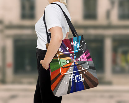 In my Eras era vintage cassette tape tote bag