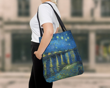 Vincent van Gogh - Starry Night Over the Rhone tote bag