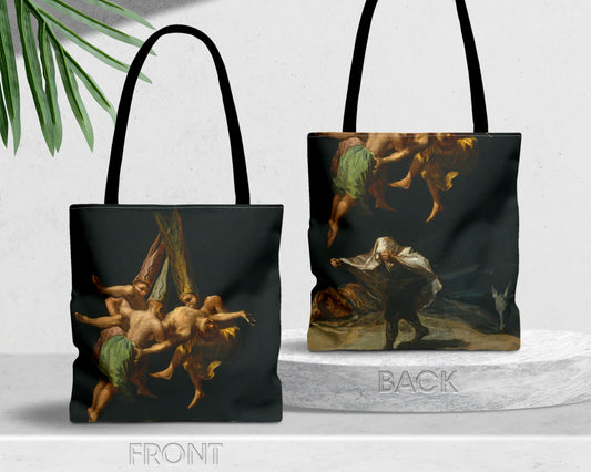 Francisco Goya - Witches' Flight tote bag