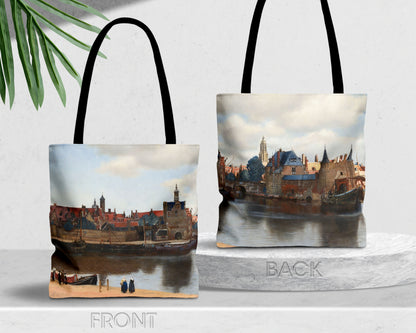 Johannes Vermeer - View of Delft tote bag