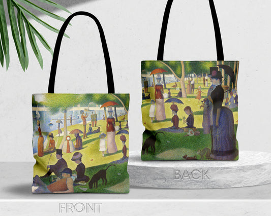 Georges Seurat - A Sunday on La Grande Jatte tote bag