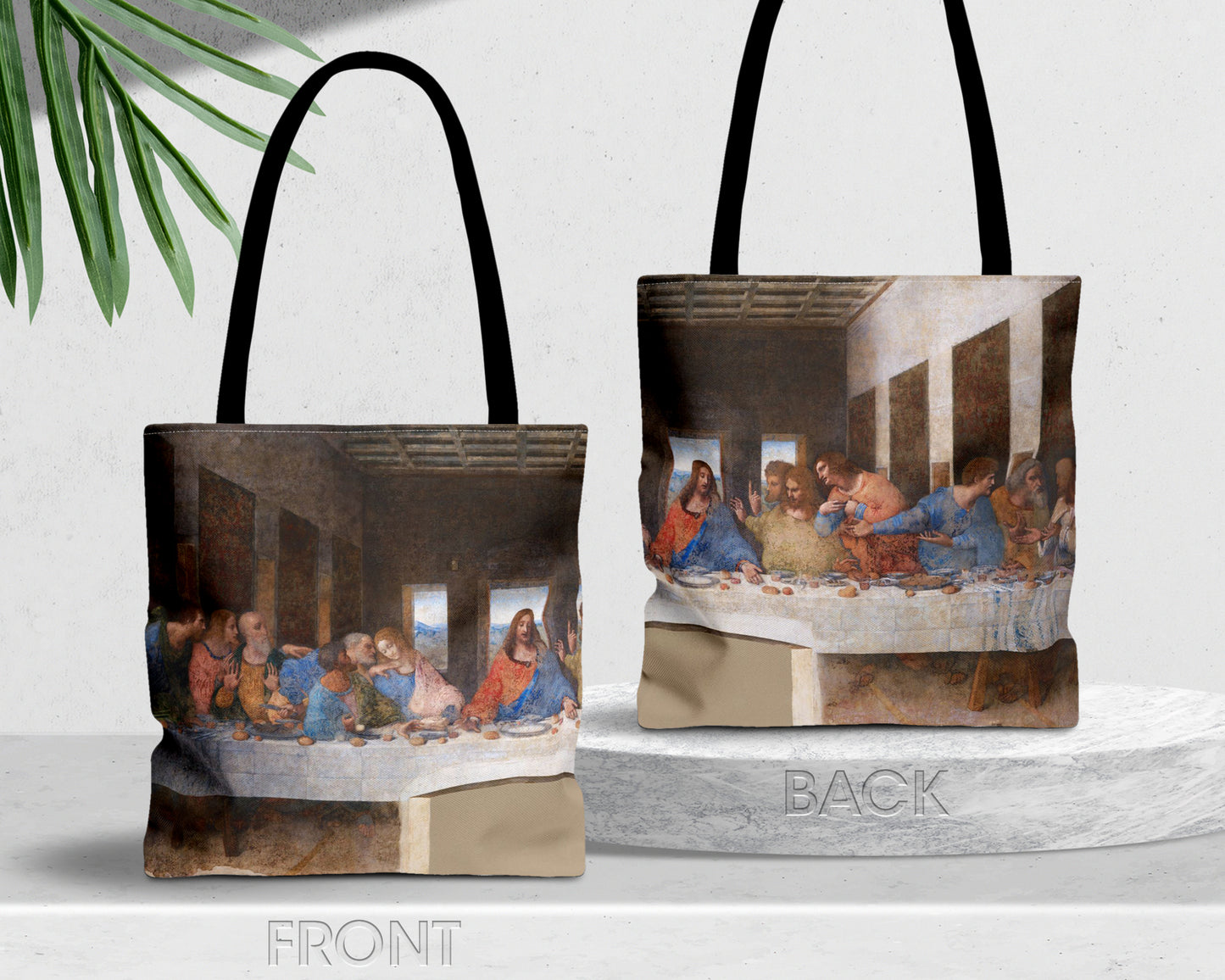 Leonardo Da Vinci - The Last Supper tote bag